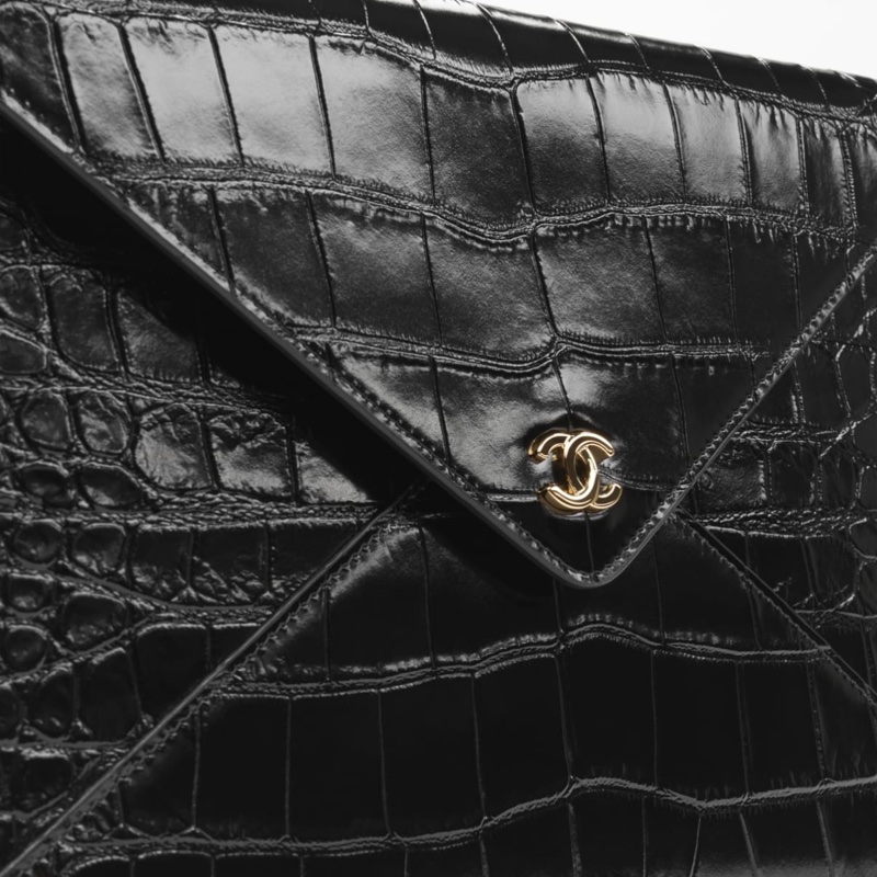 Chanel 26S 鱷魚壓紋手提包-7