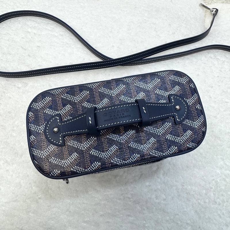 戈雅德小包 Goyard Muse Mini Vanity 海軍藍老花🧺化妝盒Vanity小包 AMAVANITYMUS-5