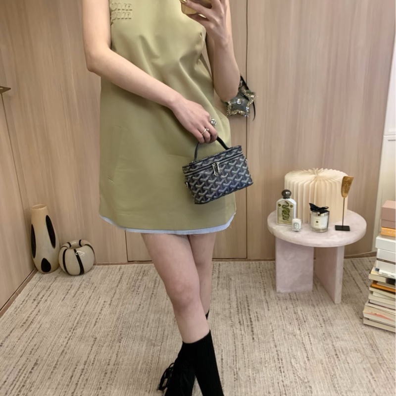 戈雅德小包 Goyard Muse Mini Vanity 海軍藍老花🧺化妝盒Vanity小包 AMAVANITYMUS-14