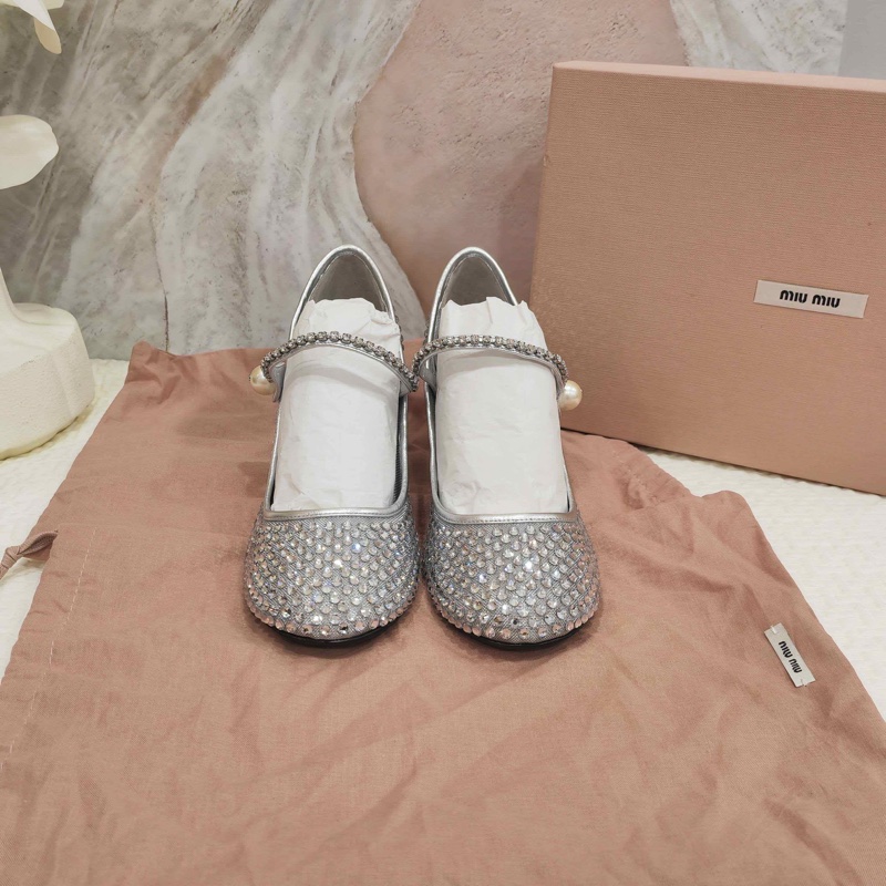 miumiu/繆繆 鑲鑽女鞋-1