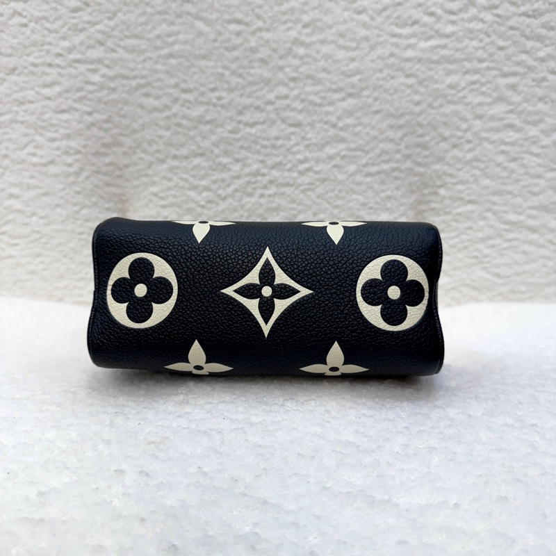 路易威登Nano Speedy LV黑拼米牛皮🖤迷你波士頓包 斜背手提兩用款 M81456-10