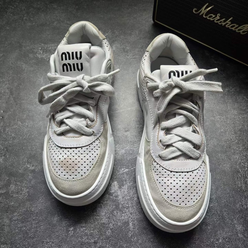 MIU MIU繆繆 做舊厚底髒髒鞋-1