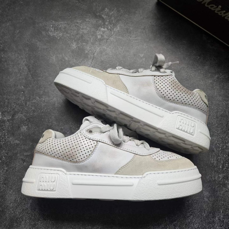 MIU MIU繆繆 做舊厚底髒髒鞋-7