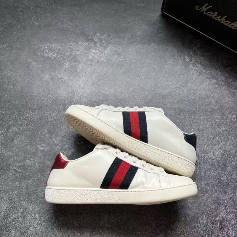 GUCCI古馳 ACE 貓狗小白鞋-1