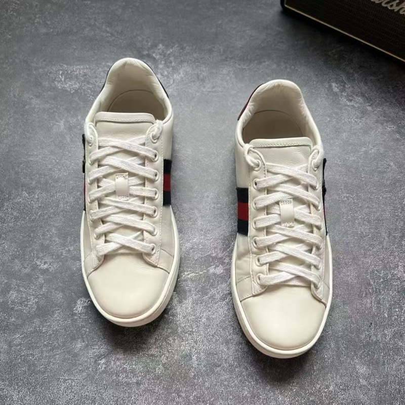 GUCCI古馳 ACE 貓狗小白鞋-2