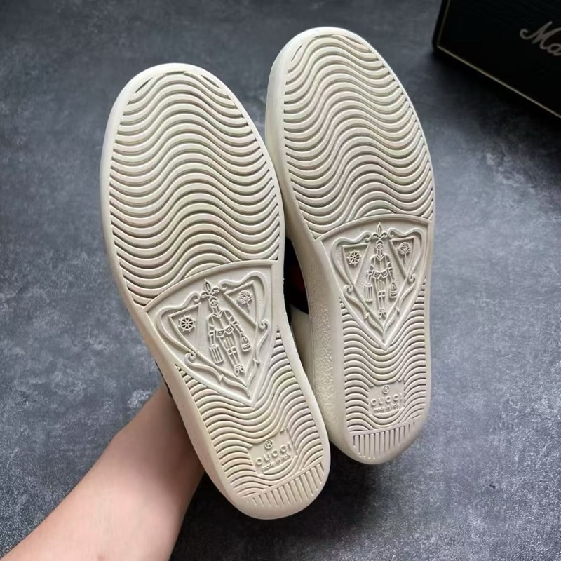 GUCCI古馳 ACE 貓狗小白鞋-7