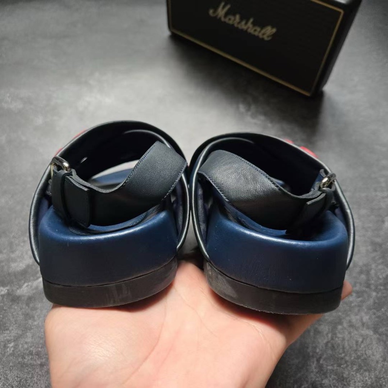 GUCCI古馳 綁帶LOGO涼鞋 拖鞋-3