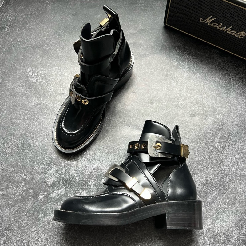 Balenciaga巴黎世家 機車靴-3