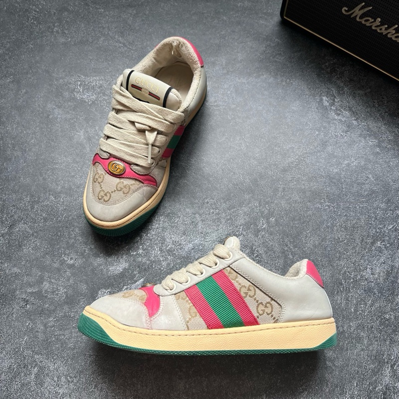 GUCCI古馳 粉髒髒鞋-2