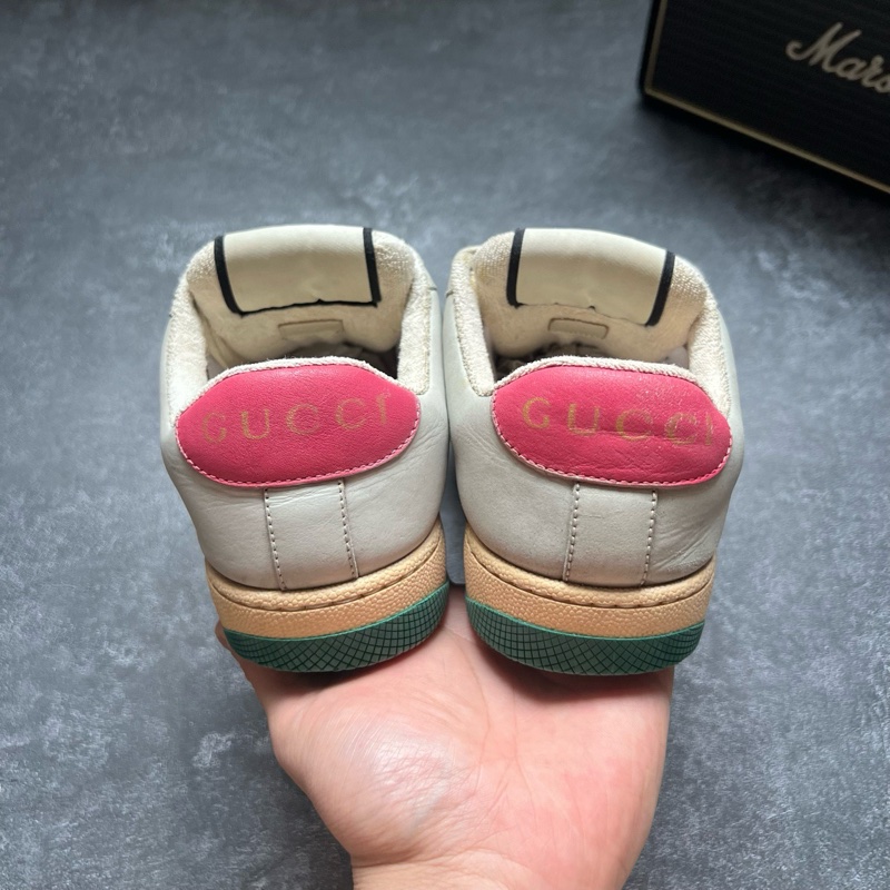 GUCCI古馳 粉髒髒鞋-4