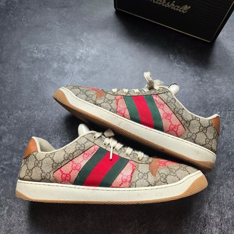 GUCCI古馳 烏米色 髒髒鞋