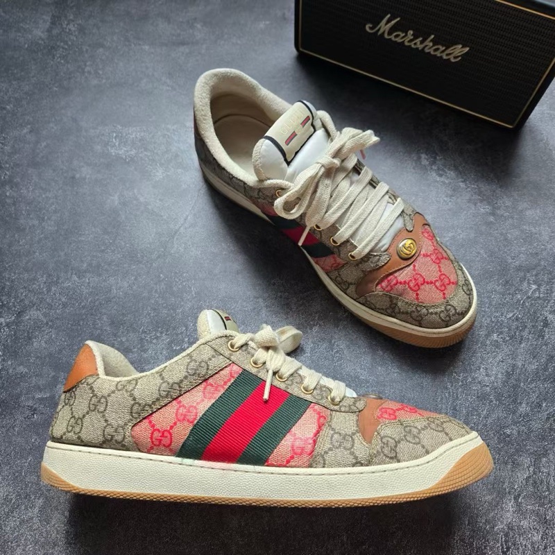 GUCCI古馳 烏米色 髒髒鞋-4