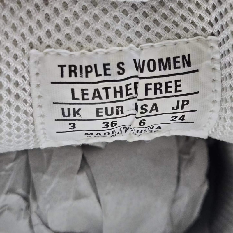 巴黎世家BALENCIAGA TRIPLE S 白粉彈幕-3