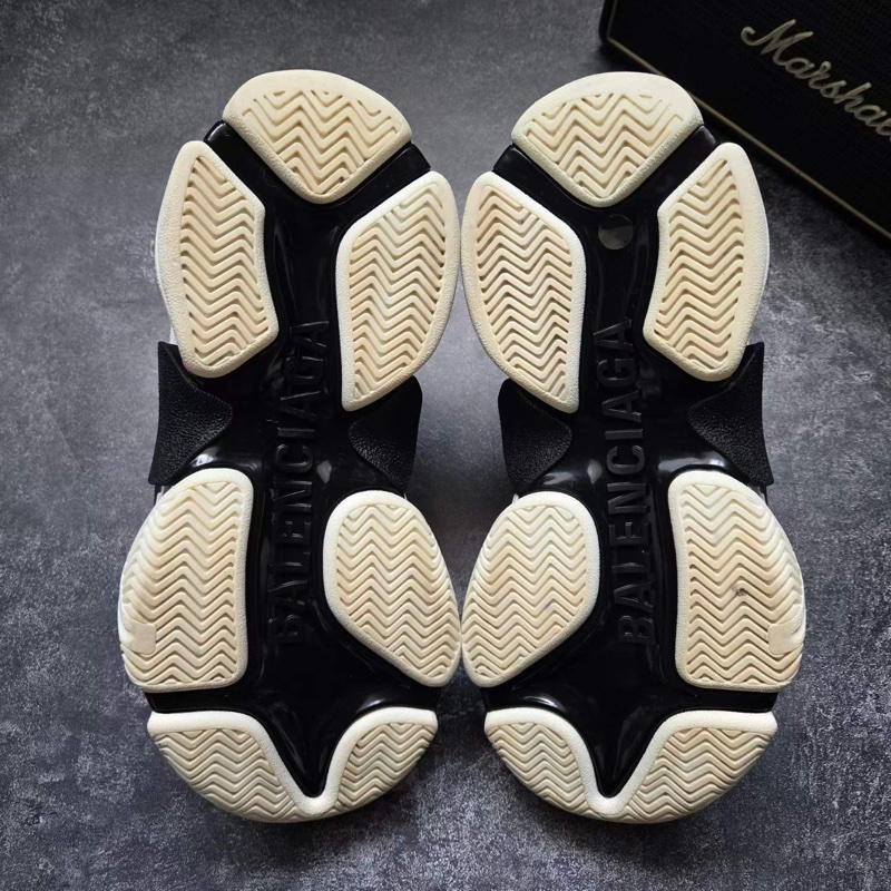 巴黎世家BALENCIAGA TRIPLE S 白粉彈幕-5