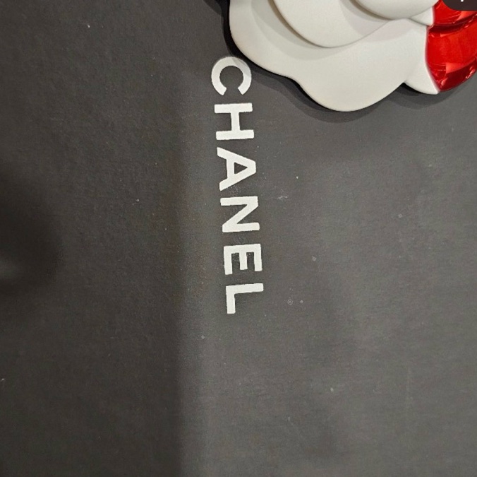 Chanel 藍金荔枝三折短夾（大全配）-12