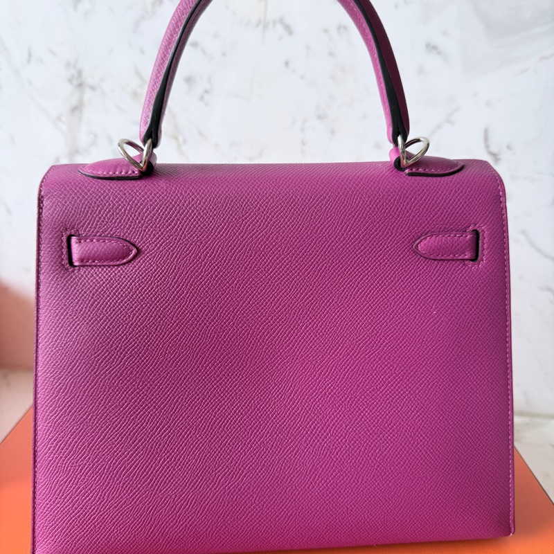 Hermes✨Kelly 25 玫瑰紫 Epsom k25-9
