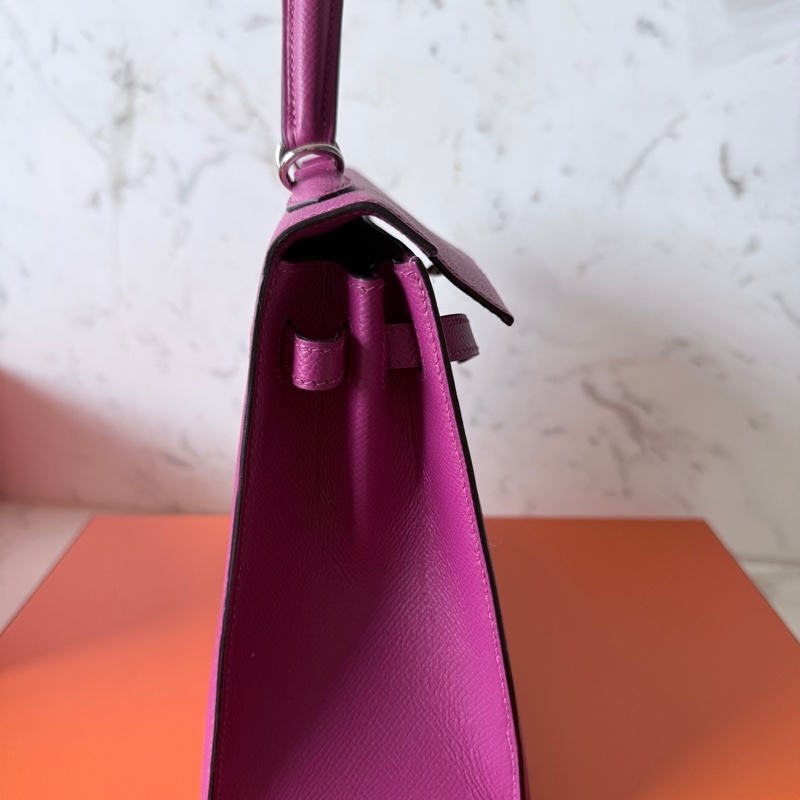 Hermes✨Kelly 25 玫瑰紫 Epsom k25-10