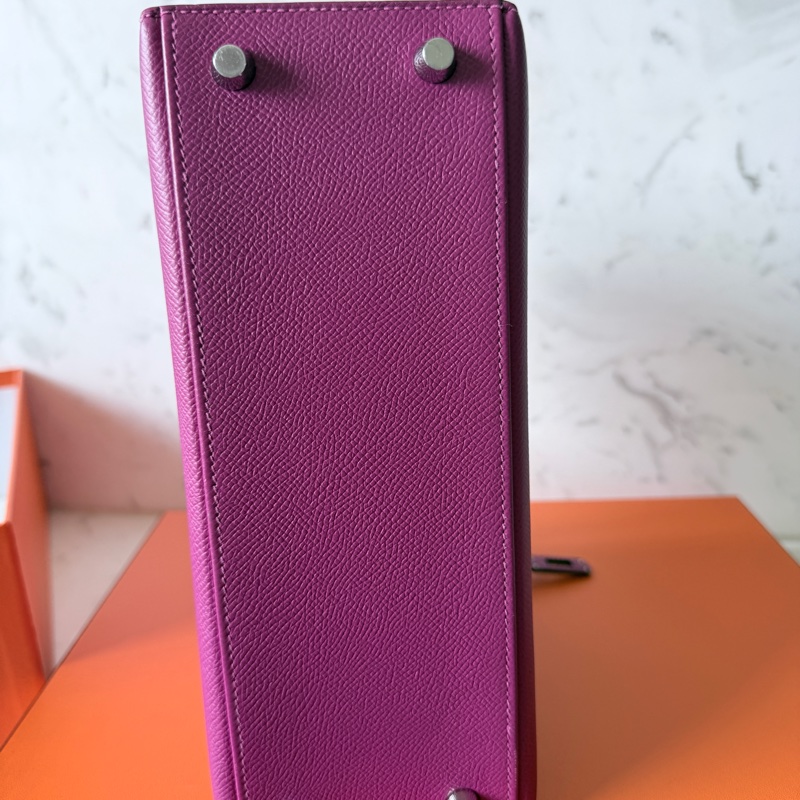 Hermes✨Kelly 25 玫瑰紫 Epsom k25-11