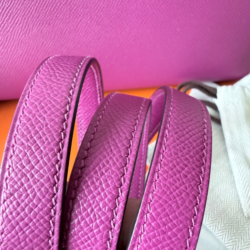 Hermes✨Kelly 25 玫瑰紫 Epsom k25-17
