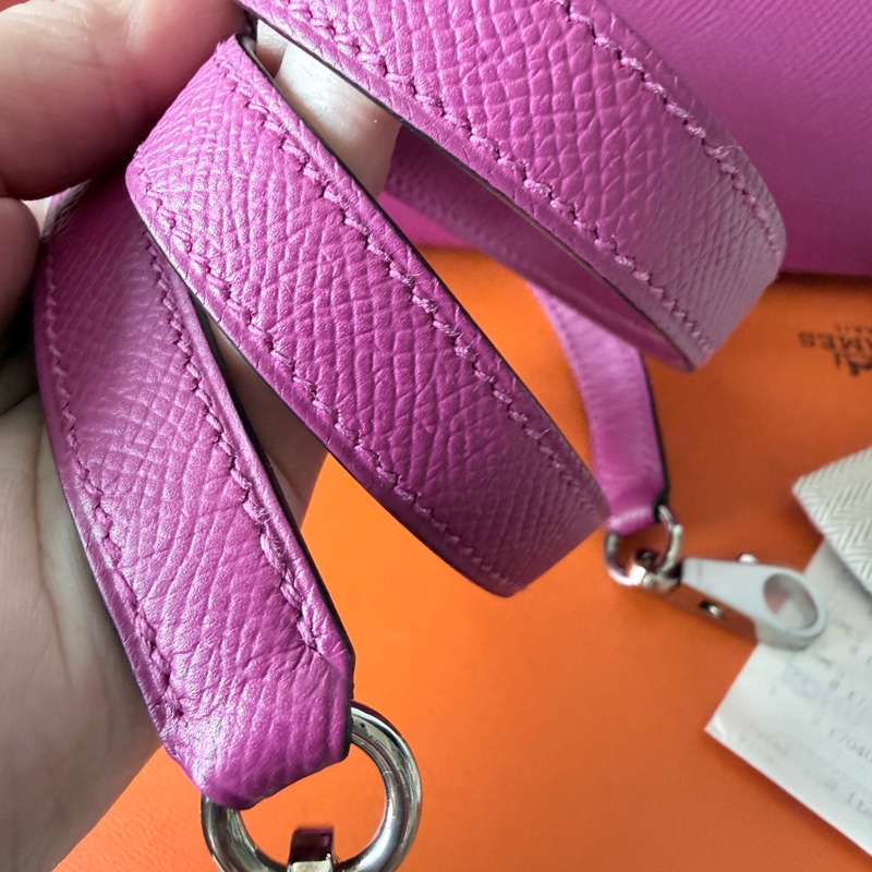 Hermes✨Kelly 25 玫瑰紫 Epsom k25-18