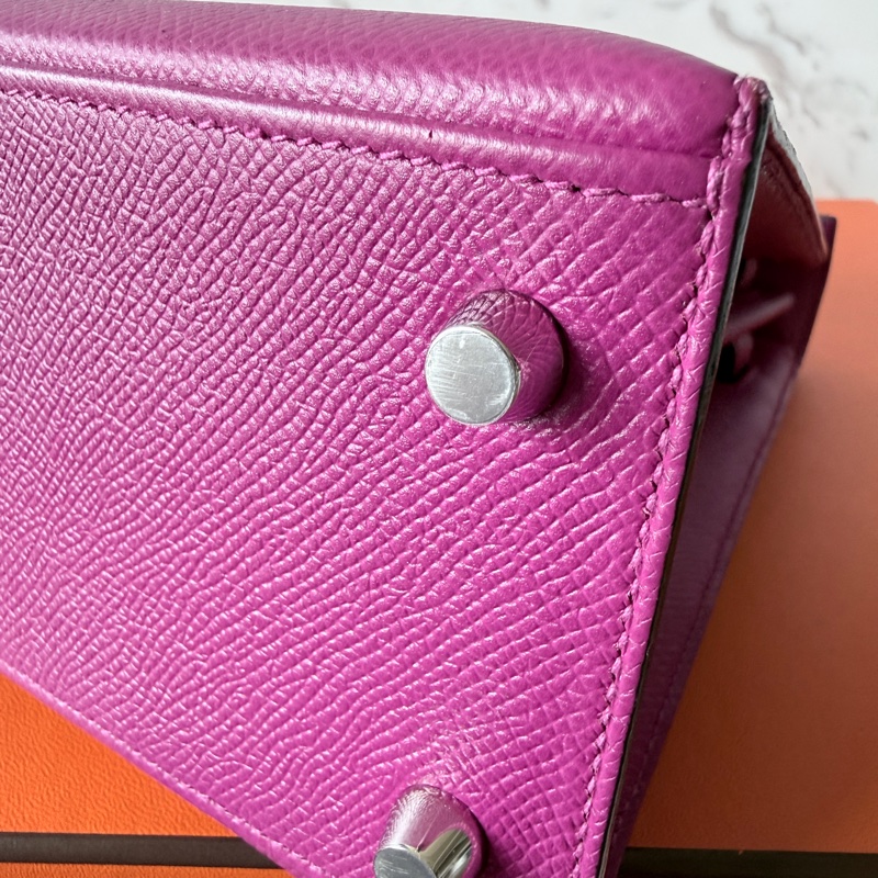 Hermes✨Kelly 25 玫瑰紫 Epsom k25-25