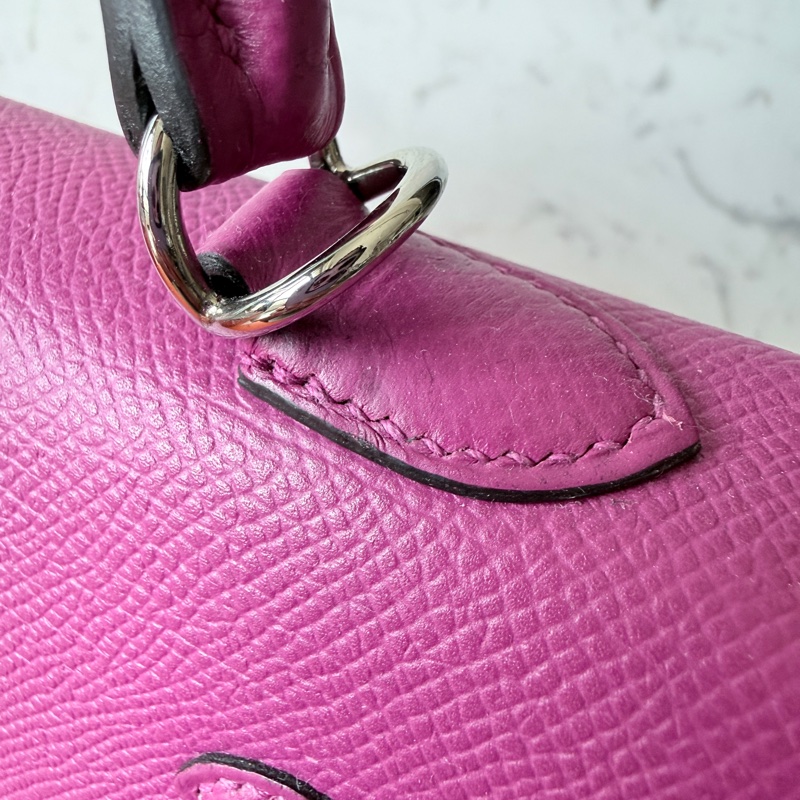 Hermes✨Kelly 25 玫瑰紫 Epsom k25-33