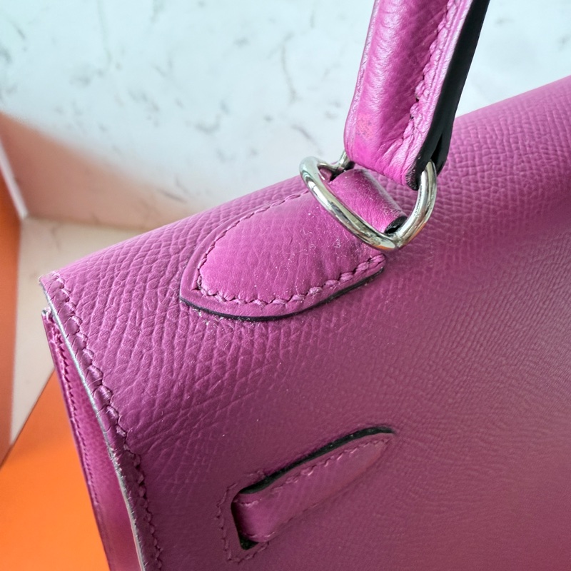 Hermes✨Kelly 25 玫瑰紫 Epsom k25-36