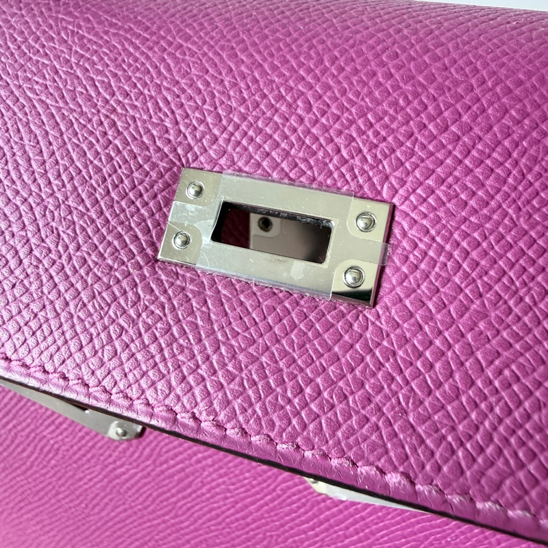Hermes✨Kelly 25 玫瑰紫 Epsom k25-39