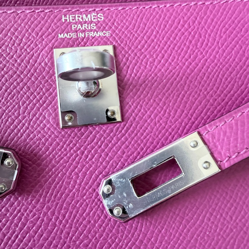 Hermes✨Kelly 25 玫瑰紫 Epsom k25-43