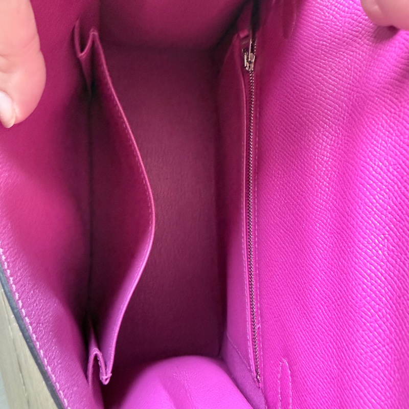 Hermes✨Kelly 25 玫瑰紫 Epsom k25-45