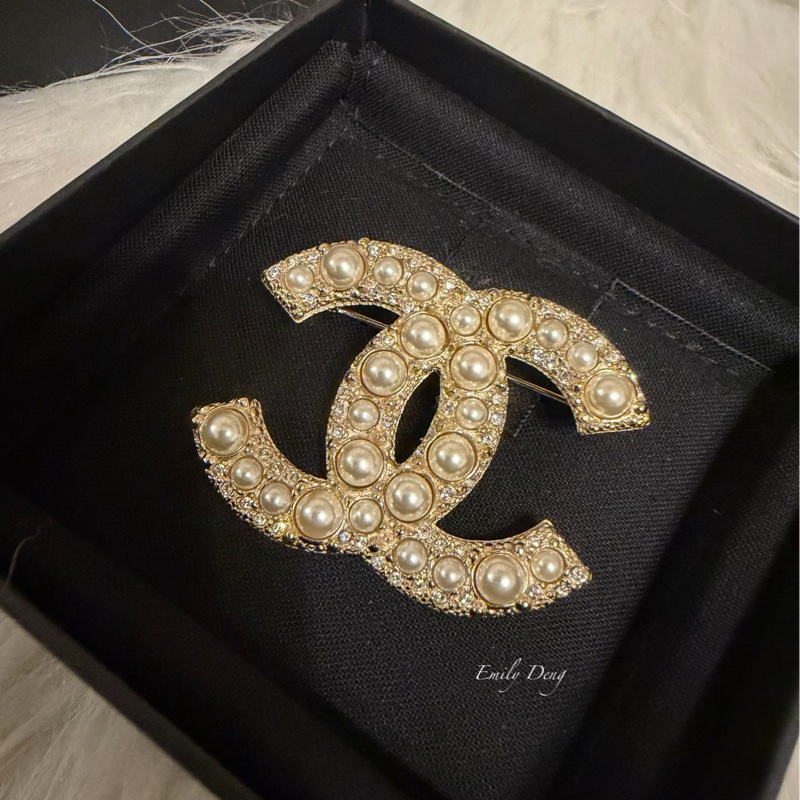 Chanel 經典雙C胸針-3