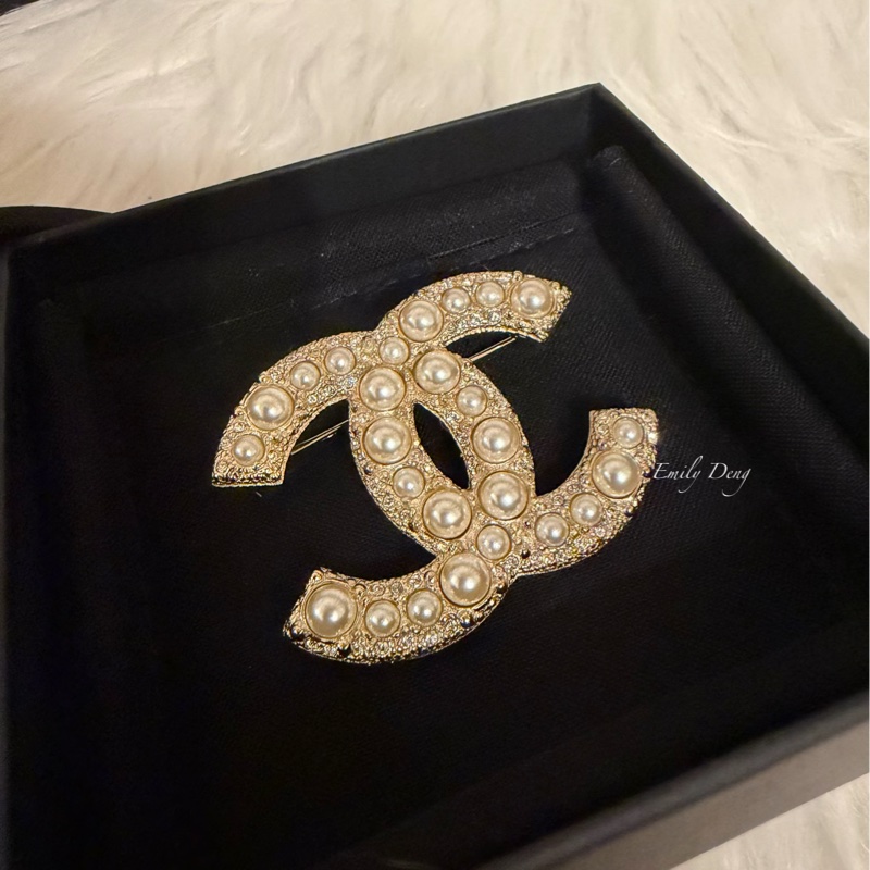 Chanel 經典雙C胸針-4