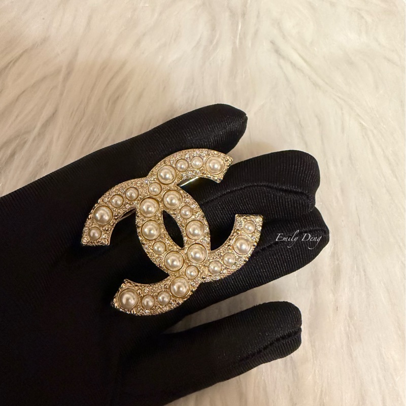 Chanel 經典雙C胸針-6