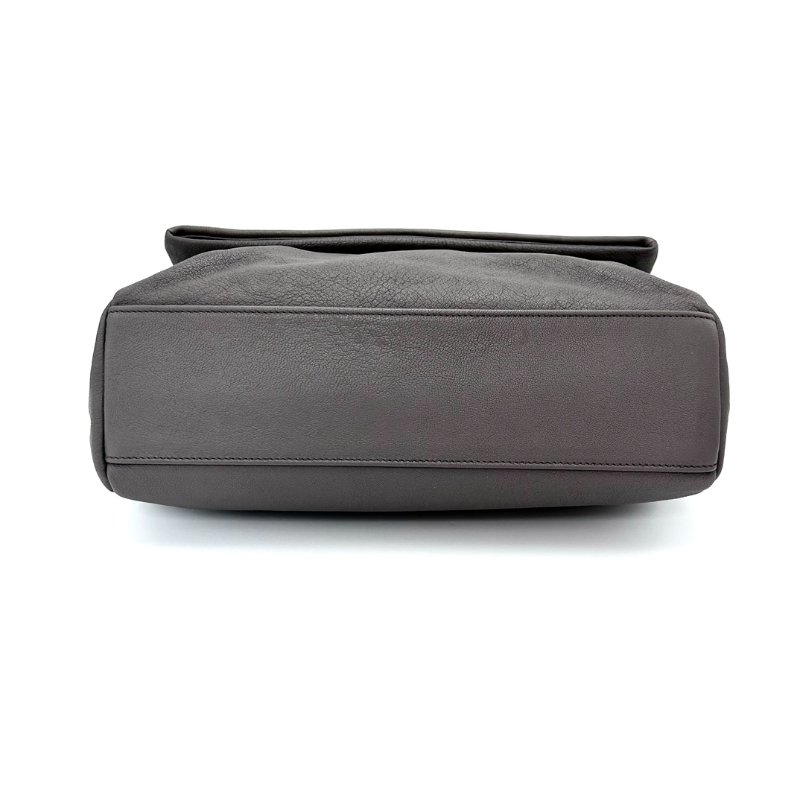 YSL 好萊塢灰銀肩背斜背包28*18*8 98新配件塵袋-4