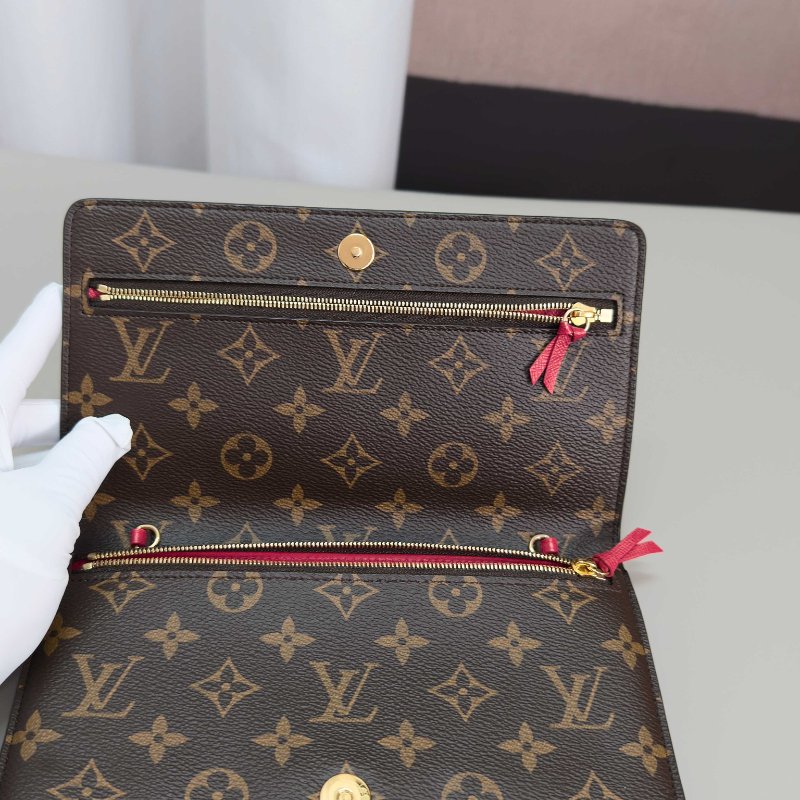 LV 限量款宮廷老花肩背鏈條包 22*12.5 98新配件塵袋-5