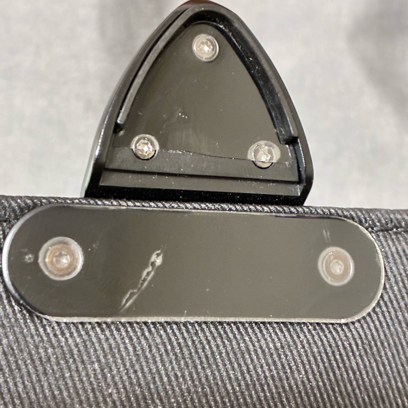 s-lock黑色老花側背包-14