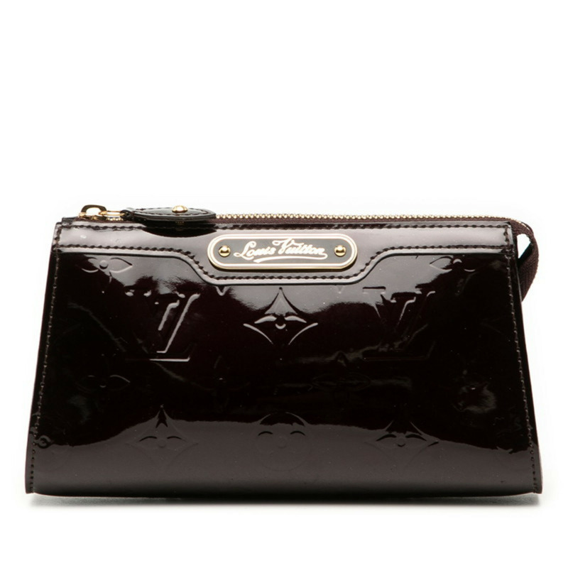 路易威登 Monogram Vernis Trouse 化妝包/配件包 M93564 Amarante 紫色琺瑯女士 LOUIS VUITTON-0