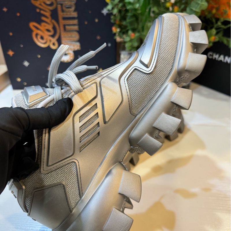 普拉達/PRADA Cloudbust Thunder 時尚休閒低幫厚底鞋男款 9.5碼-2