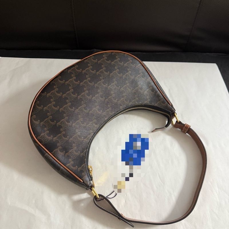 賽琳/Celine 老花AVA腋下包單肩手提包 尺寸:23 🈚附件-5