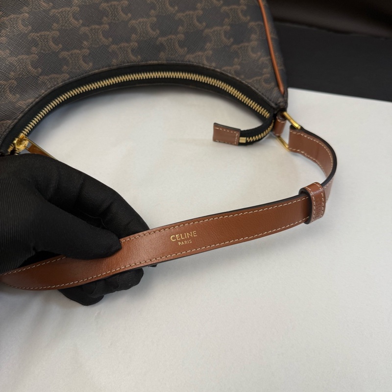 賽琳/Celine 老花AVA腋下包單肩手提包 尺寸:23 🈚附件-8