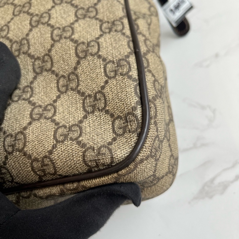 Gucci古馳 老花公文包 少肩帶少鎖具 🈚附件:單品-2