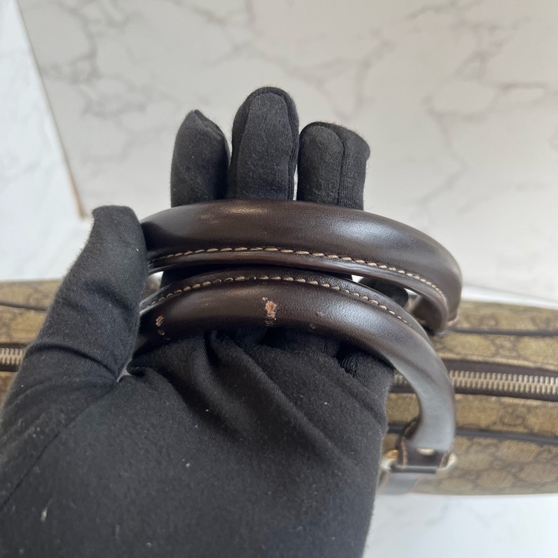 Gucci古馳 老花公文包 少肩帶少鎖具 🈚附件:單品-8