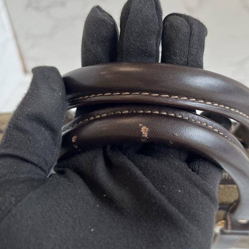 Gucci古馳 老花公文包 少肩帶少鎖具 🈚附件:單品-9