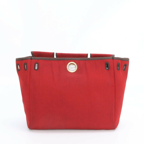 愛馬仕 Herbag Ad 紅色替換包，女士背包、雙肩包、手提包