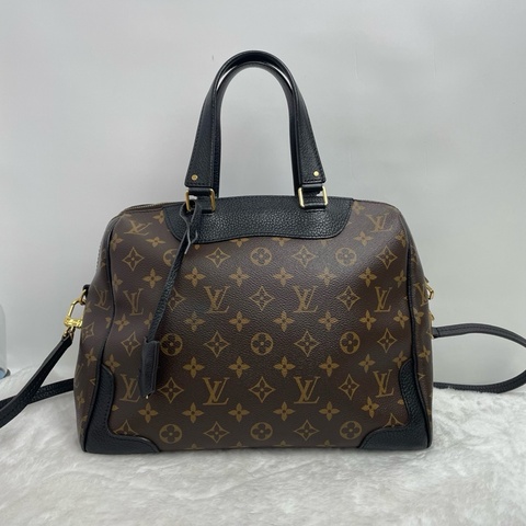 路易威登/Louis Vuitton Retiro 手提包 尺寸：31.5*24*19 附件：钥匙 锁