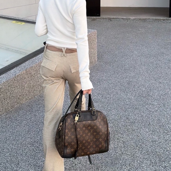 路易威登/Louis Vuitton Retiro 手提包 尺寸:31.5*24*19 附件:钥匙 锁-6