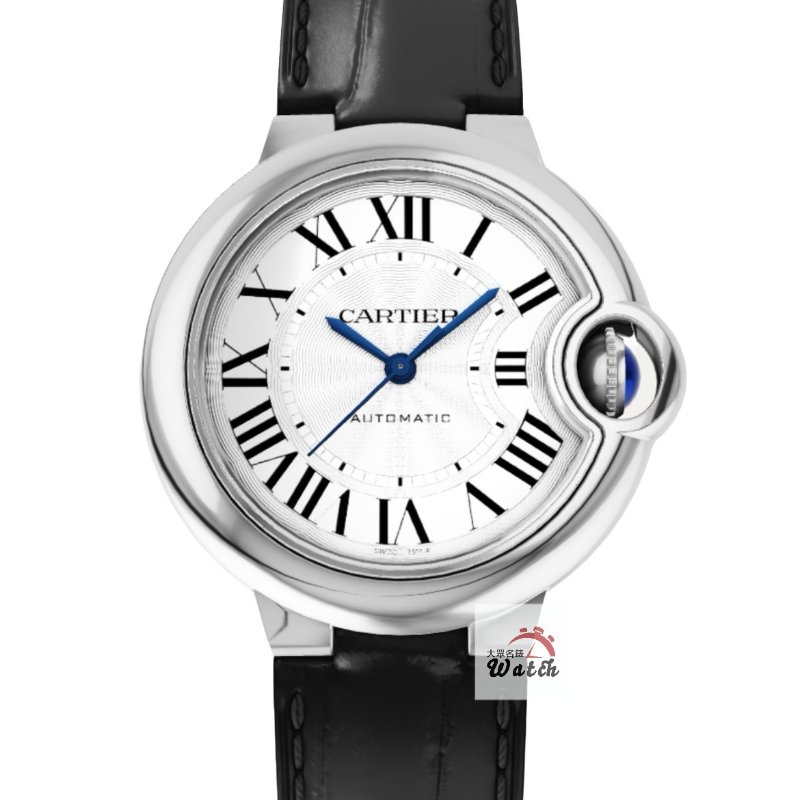 【大眾名錶】Cartier卡地亞 藍氣球系列 WSBB0030 羅馬時標 2021/08 原廠保固至2029/08 原廠皮帶/錶扣 快拆錶帶 B1245-0