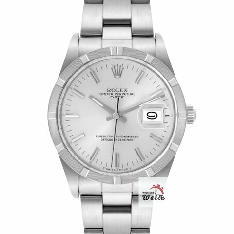 【大眾名錶】 ROLEX 勞力士 15210 蠔式恆動 銀色時標面盤 十三劃錶圈 2002/11全配件 錶徑34mm 自動上鍊 B1246