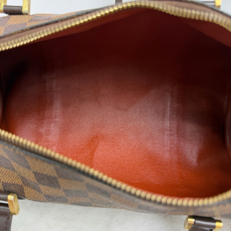 路易威登/Louis Vuitton Papillon系列巴比龍 圓筒手提包 經典棕黑棋盤格塗層帆布材質 尺寸：29.5*15*15 無附件-7