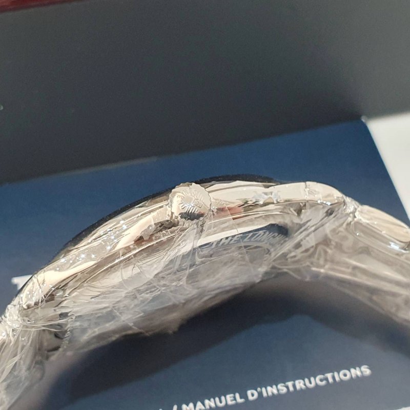 【大眾名錶】LONGINES浪琴 L2.628.4.51.6巨擎系列 2024/02 未使用新品 原廠保固至2029/02 麥粒飾紋黑色羅馬面盤 G233-5